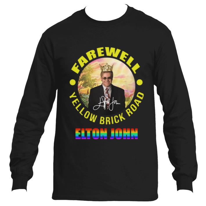 Premium Elton John, Farewell Yellow Brick Road, signature shirt