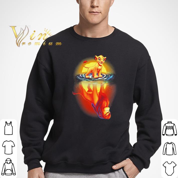 Funny Lion King Mufasa In Simba’s Reflection shirt