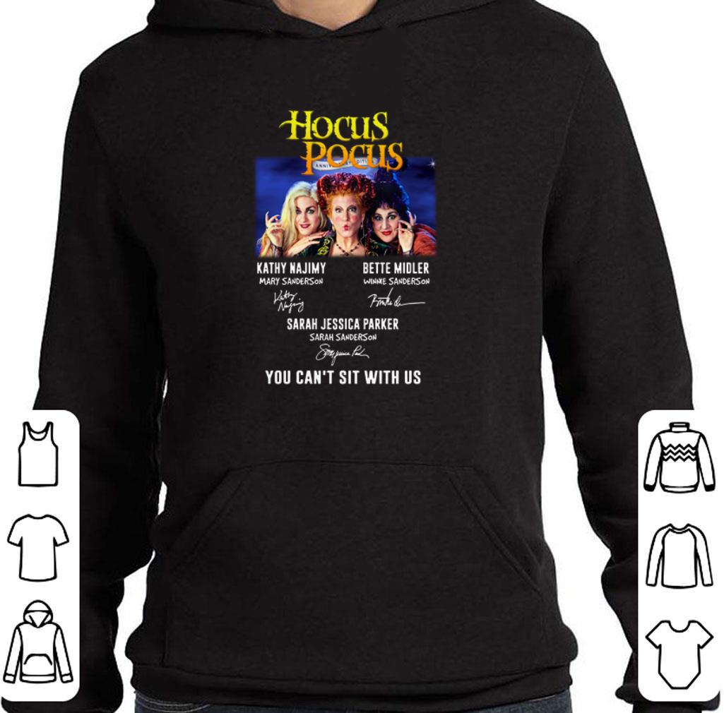 Hot Hocus Pocus Anniversary edition signatures you can’t sit with us shirt