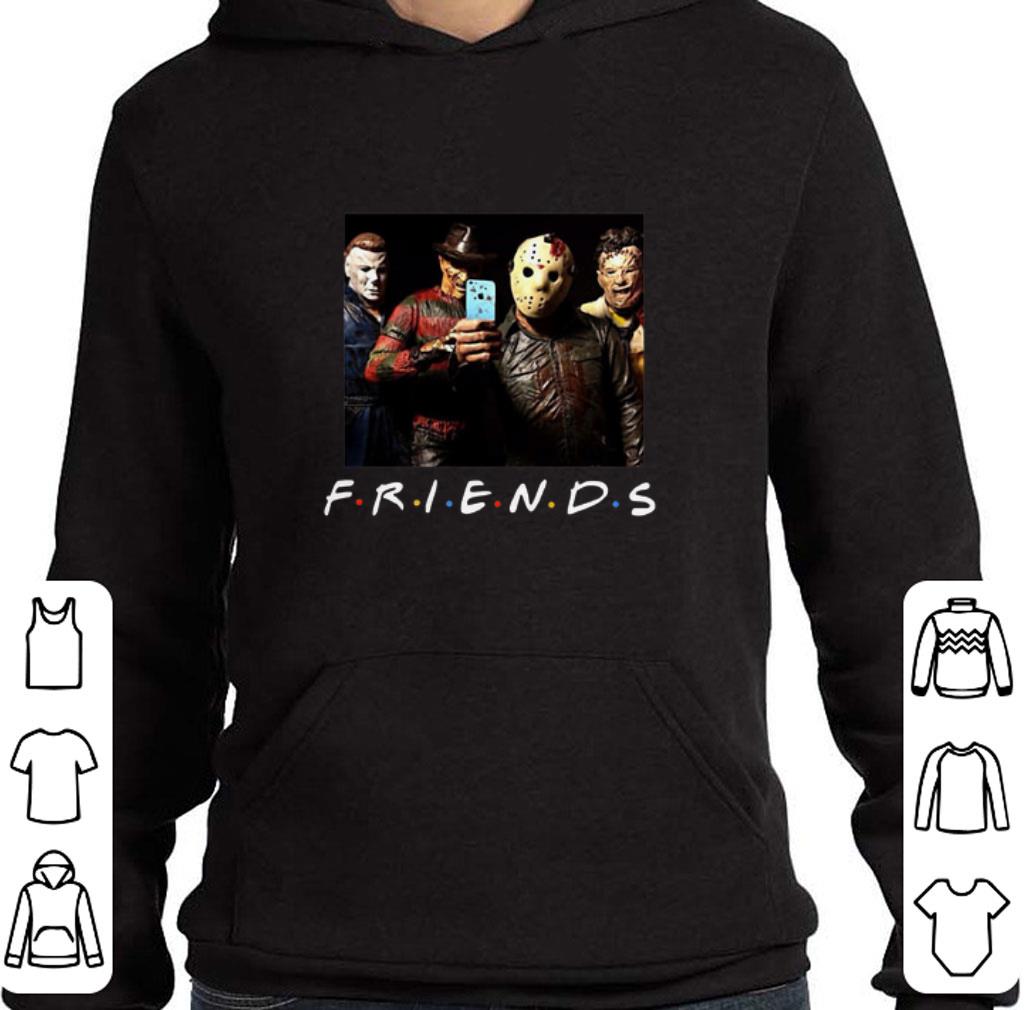 Hot Team Friends Horror film characters Selfie Scariest shirt