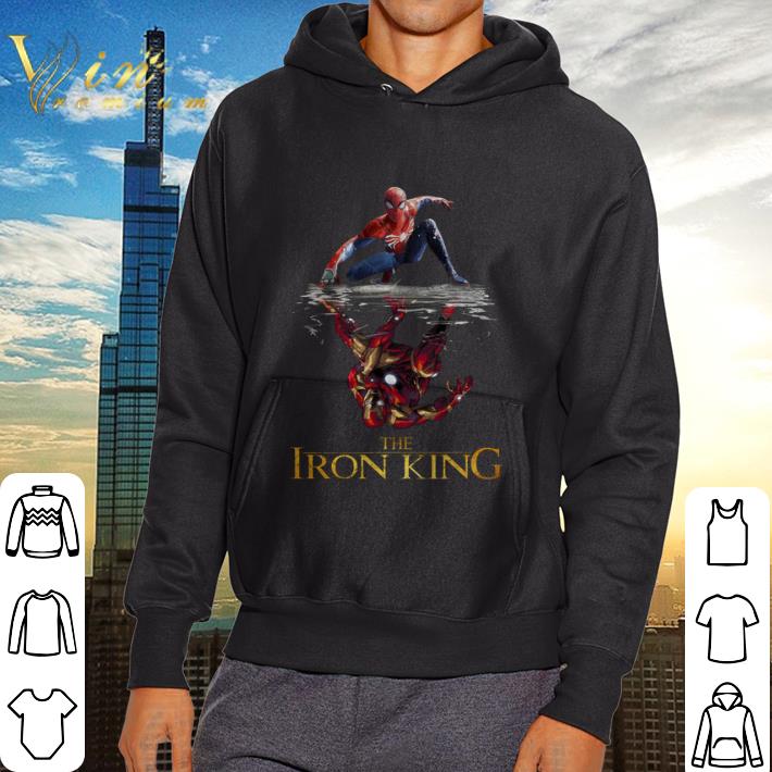 Nice Spider Man reflection Iron Man The Iron King shirt