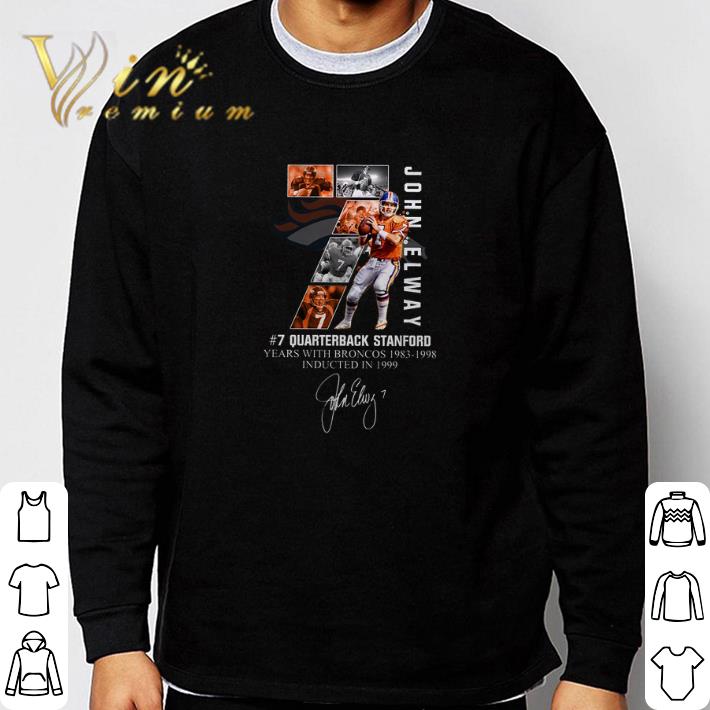 Original 7 John Elway Quarterback Stanford years with Broncos 1983-1998-Recovered shirt