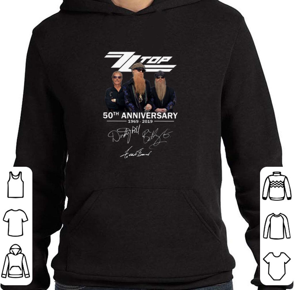 Nice ZZ Top 50th Anniversary 1969-2019 Signatures shirt