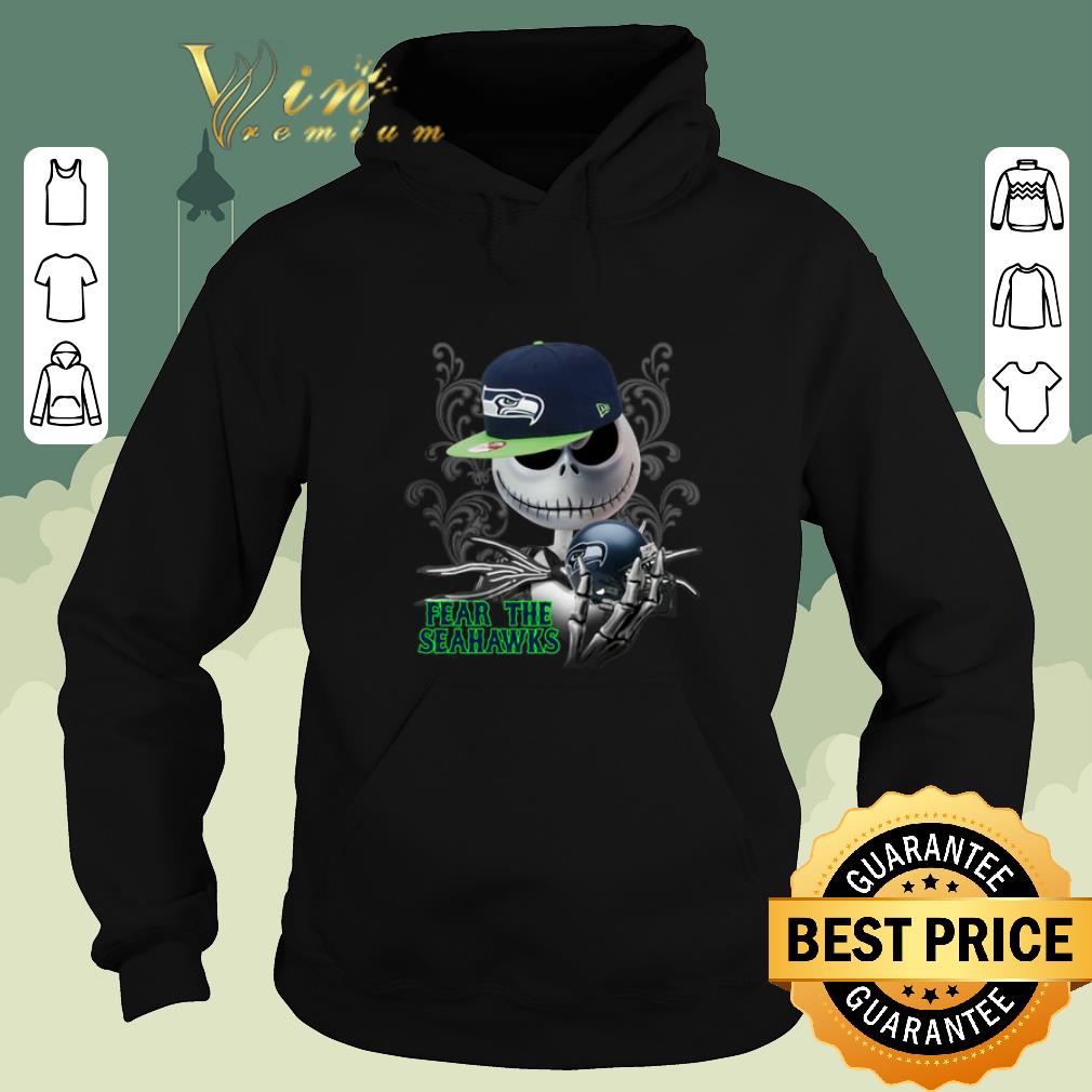 Top Jack Skellington fear the Seattle Seahawks shirt sweater