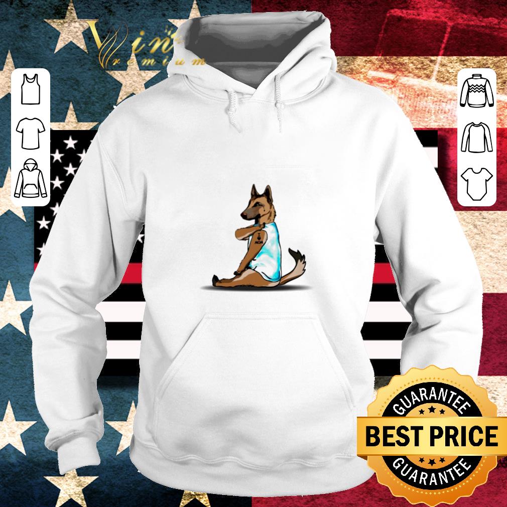 Premium Norwegian Lundehund Tattoos I Love Mom shirt