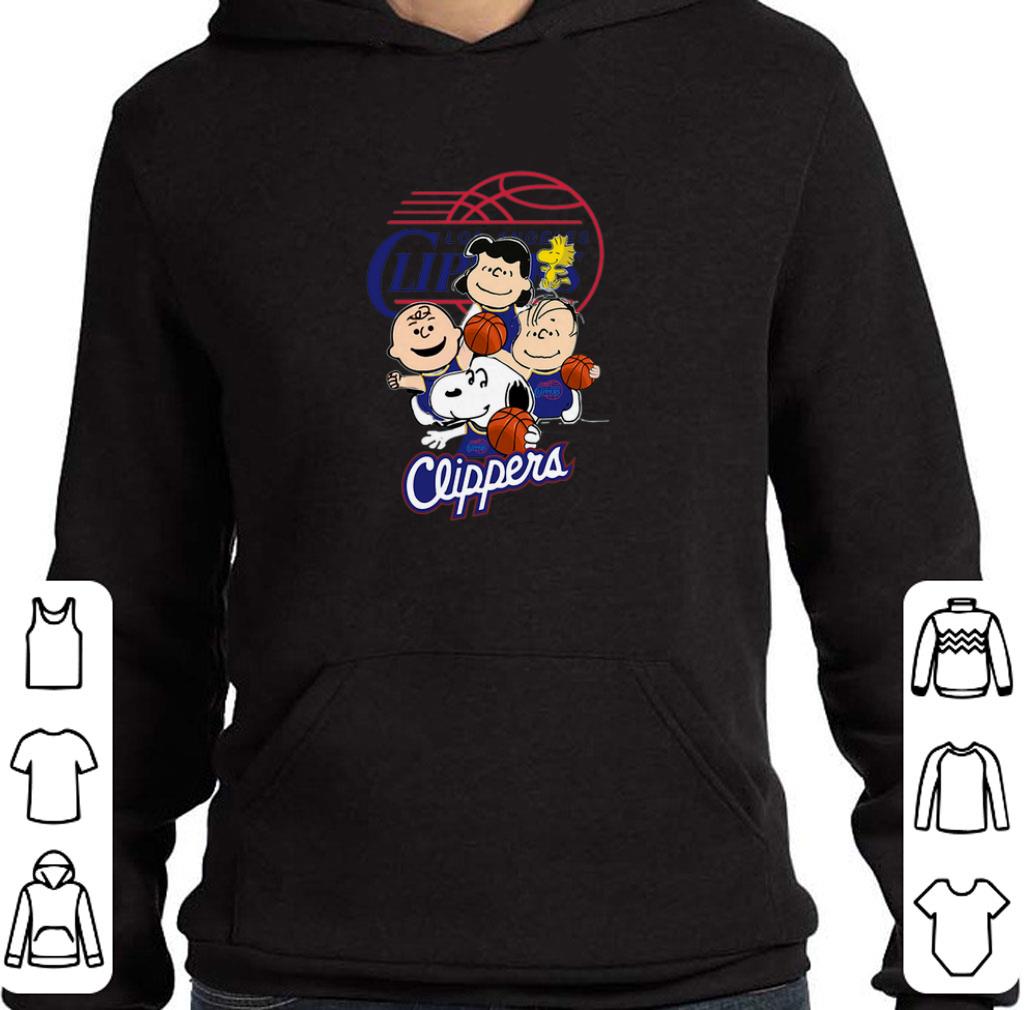 Premium Peanuts characters mashup Los Angeles Clippers shirt