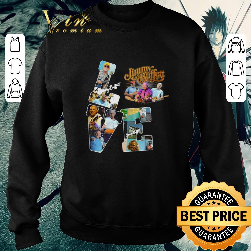 Funny Love Jimmy Buffett Signatures shirt