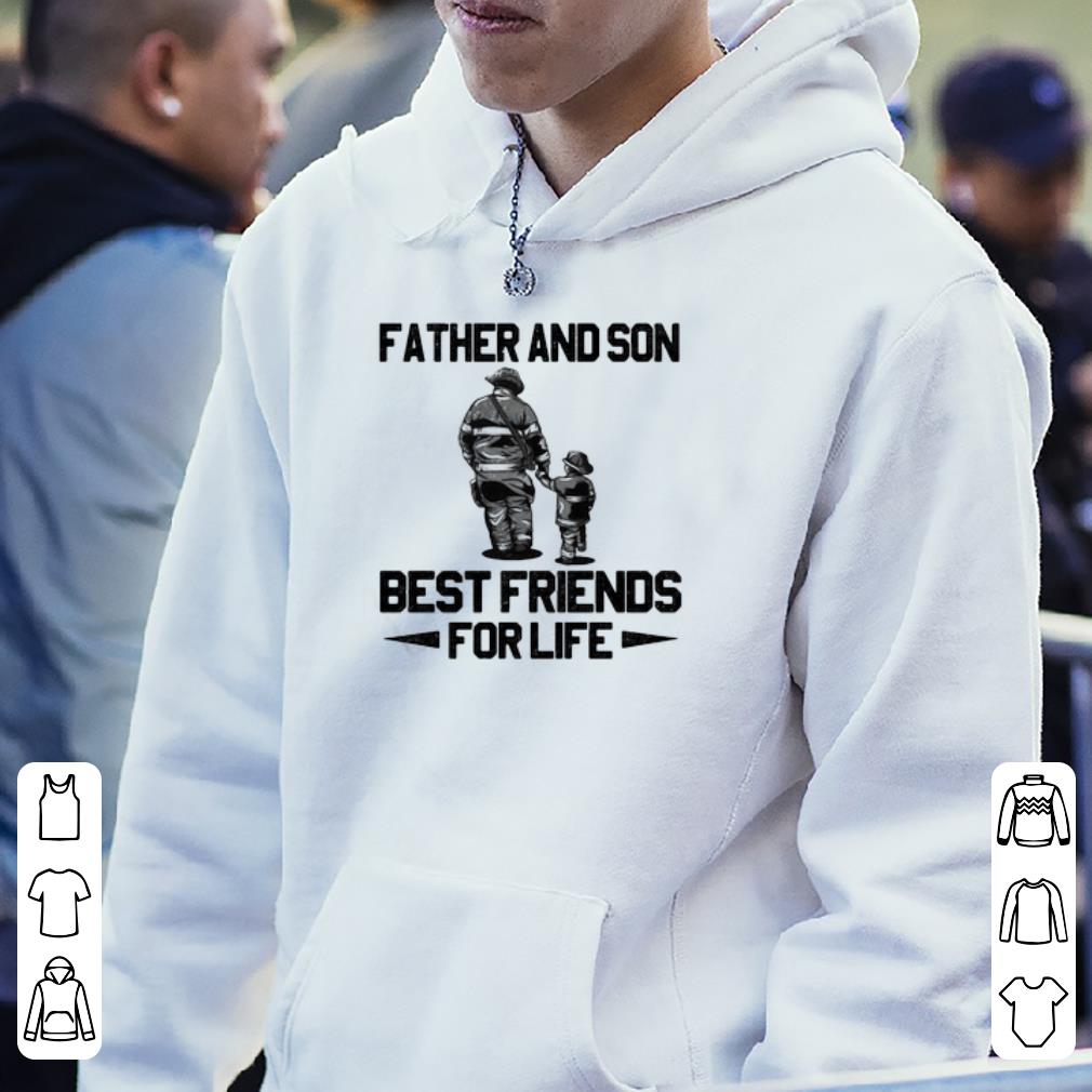 Cool Father and son riding partners for life father's day shirt