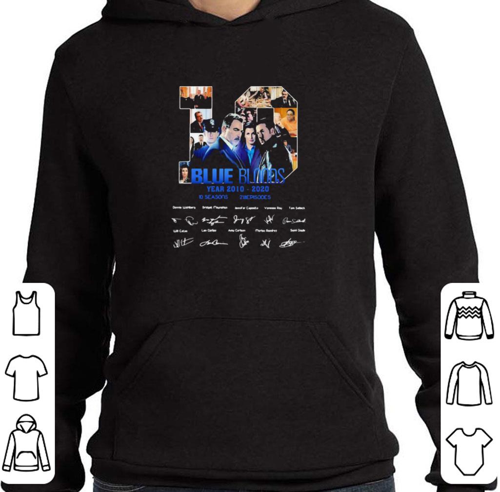 Official Blue Bloods 10 Year 2010-2020 10 Seasons 218 Episodes Signatures shirt