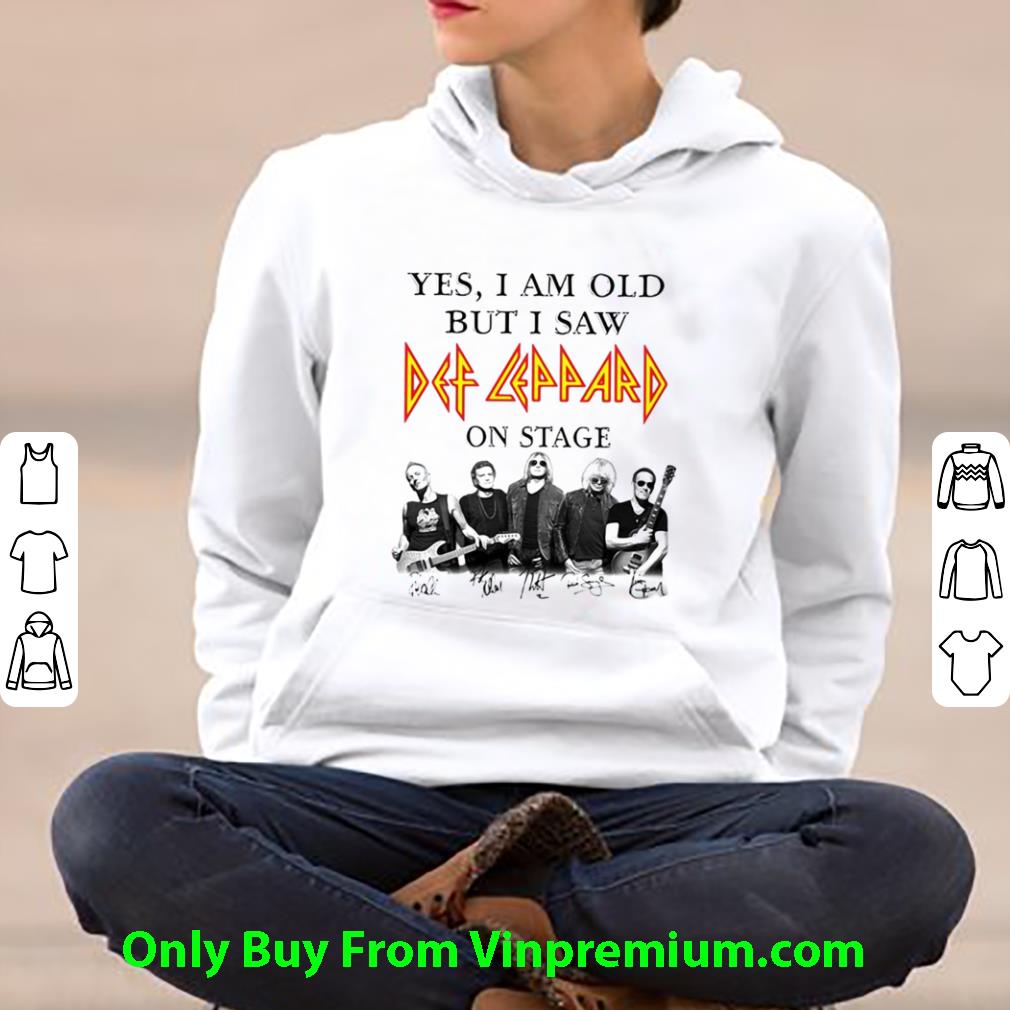 Original Yes I Am Old But I Saw Def Zeppelin Signatures shirt