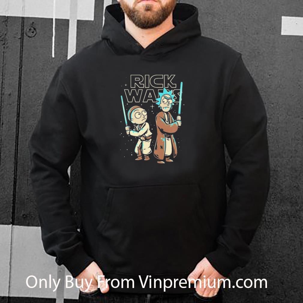 Awesome Rick And Morty Jedi Rick Wars Star Wars Mashup shirt