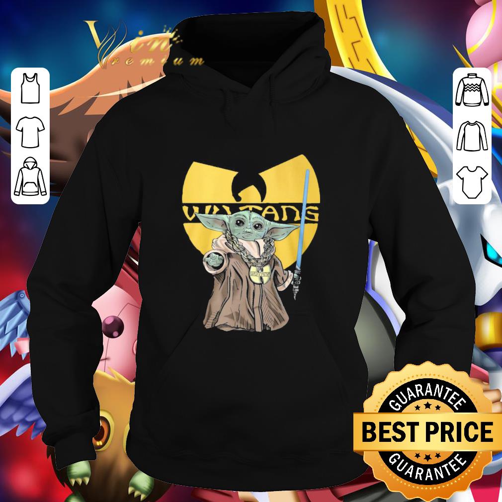 Premium Star Wars Baby Yoda Wu-Tang Clan logo shirt