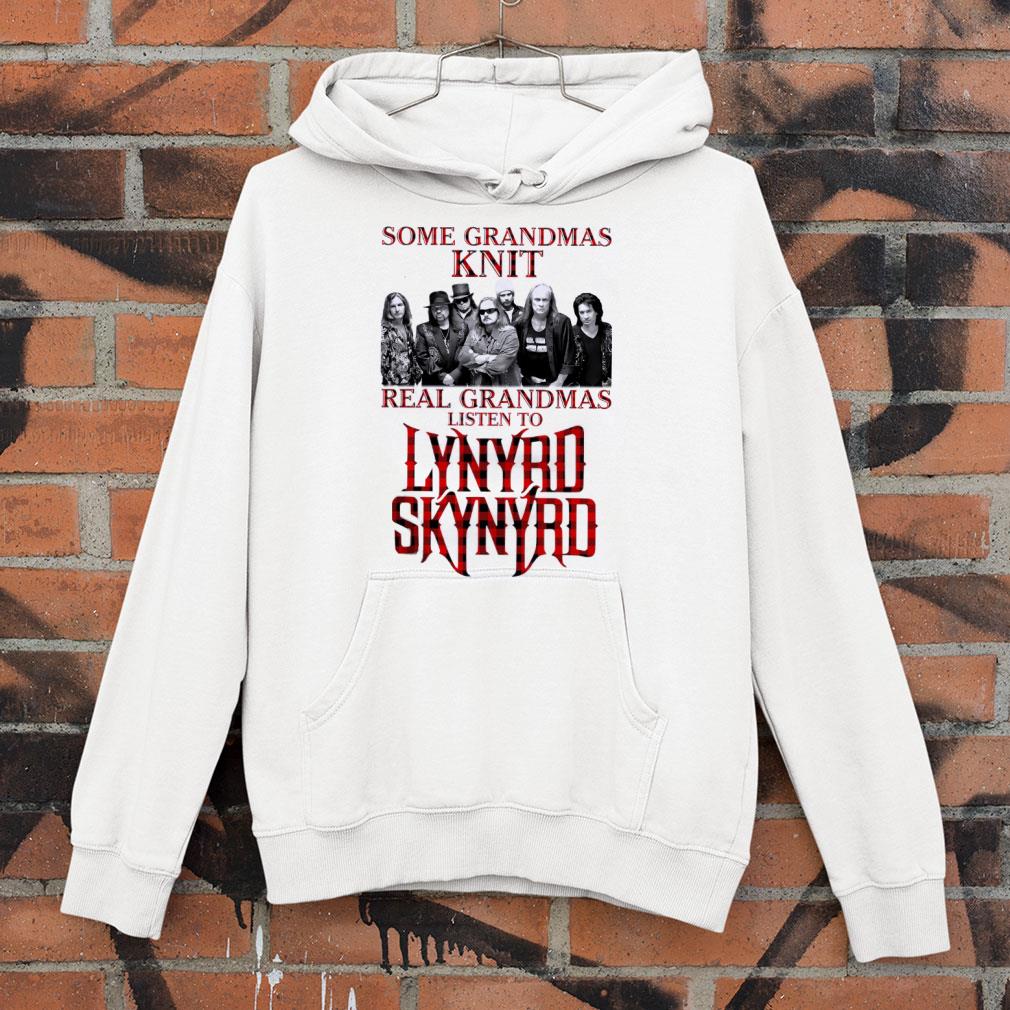 Premium Some Grandmas Knit Real Grandmas Listen To Lynyrd Skynyrd Plaid shirt