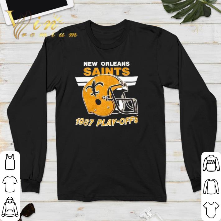 Nice 1987 new orleans saints playoffs vintage shirt sweatshirt