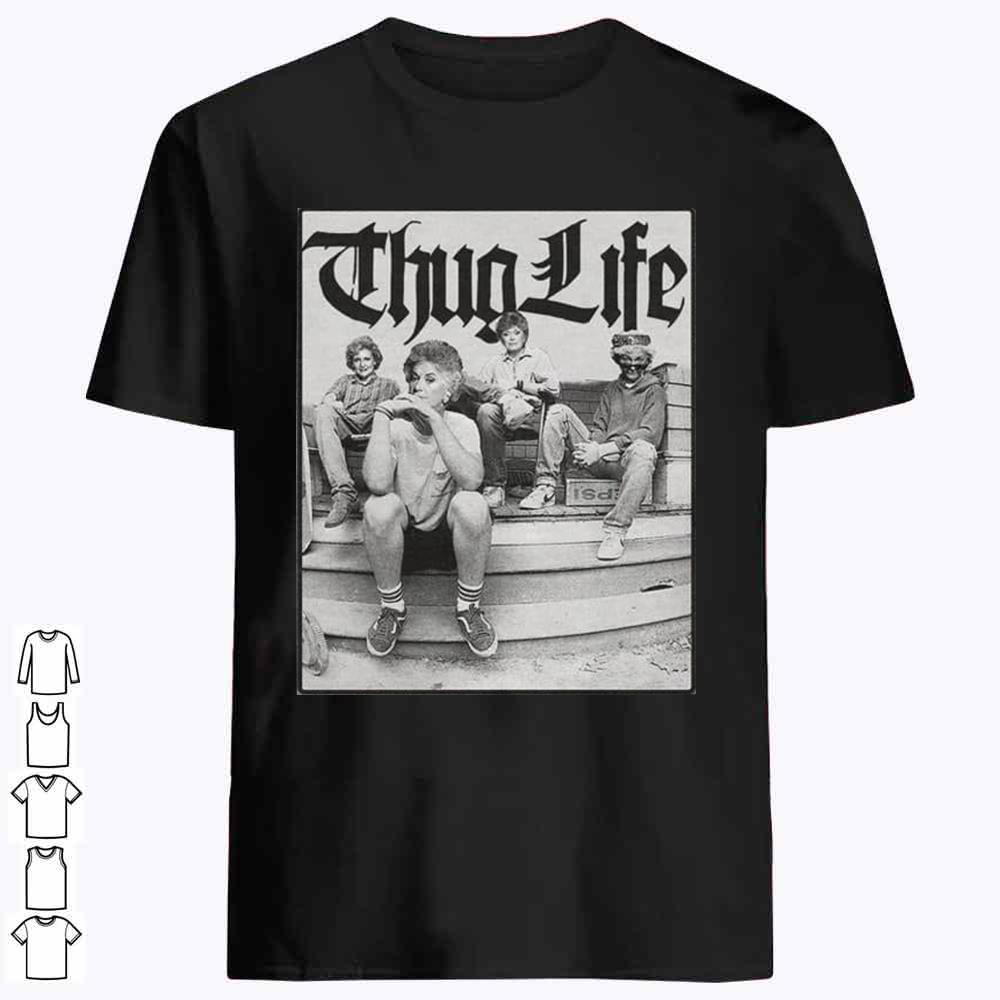 The golden palace Thug Life Retro Shirt - Kutee Boutique