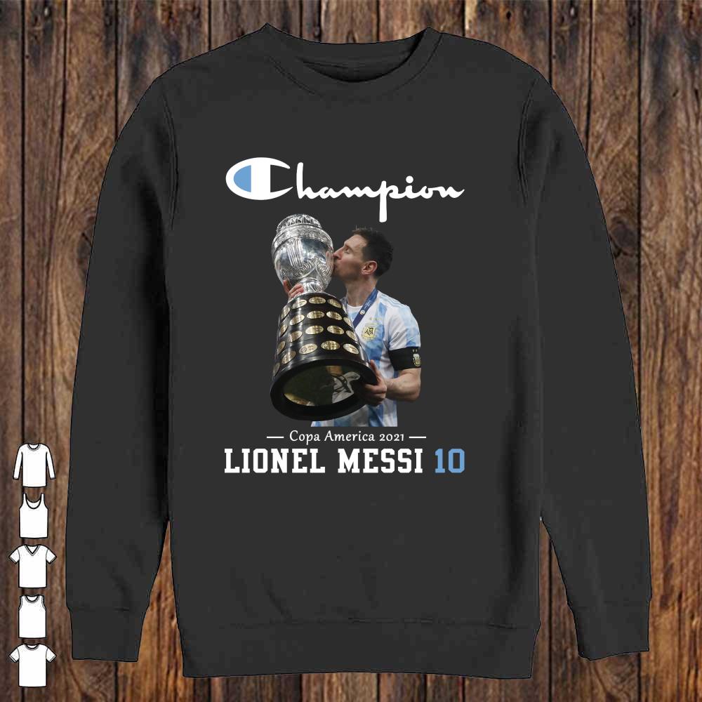 Lionel Messi Champion Copa America 2021 Shirt
