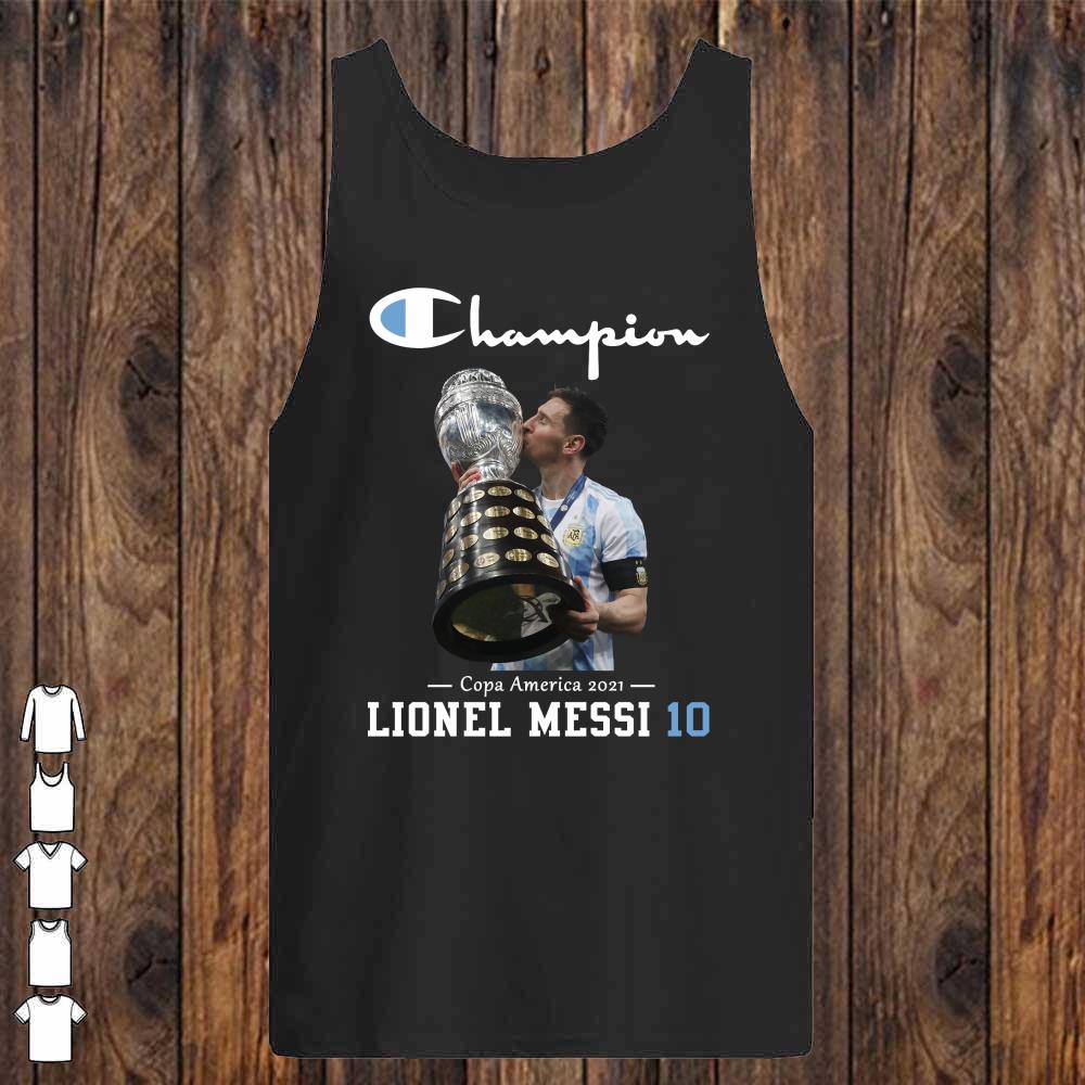 Lionel Messi Champion Copa America 2021 Shirt