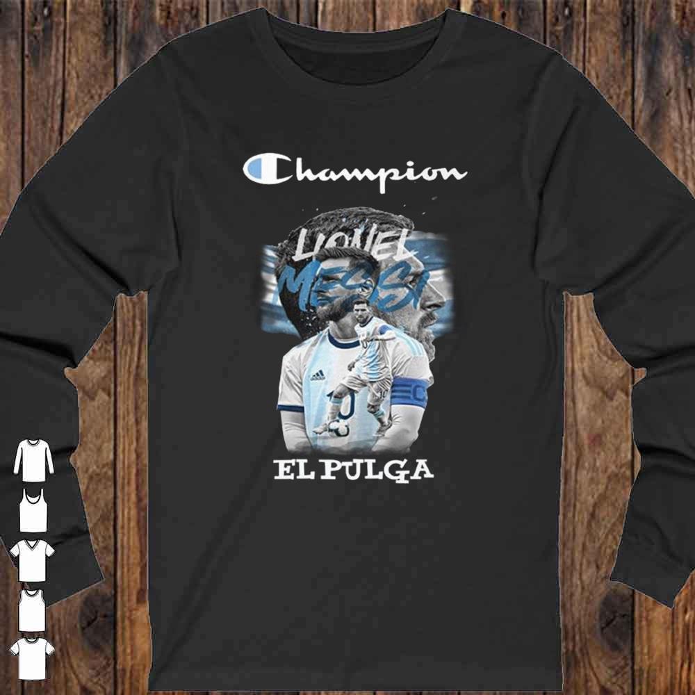 Messi El Pulga Champion Copa America 2021 Shirt