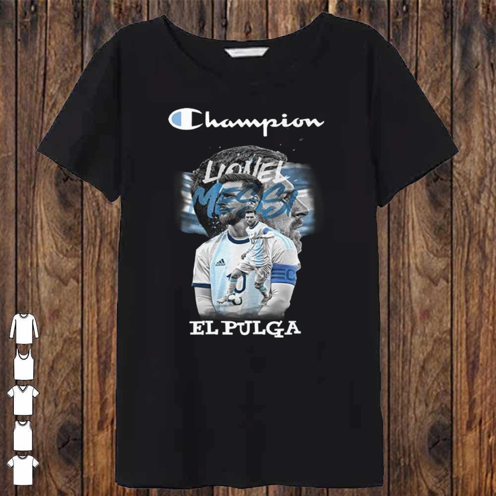 Messi El Pulga Champion Copa America 2021 Shirt