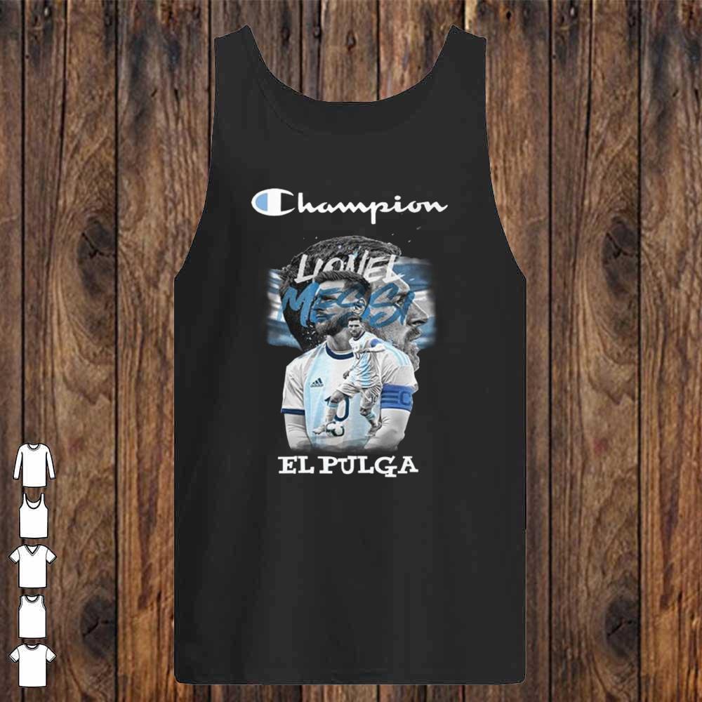 Messi El Pulga Champion Copa America 2021 Shirt