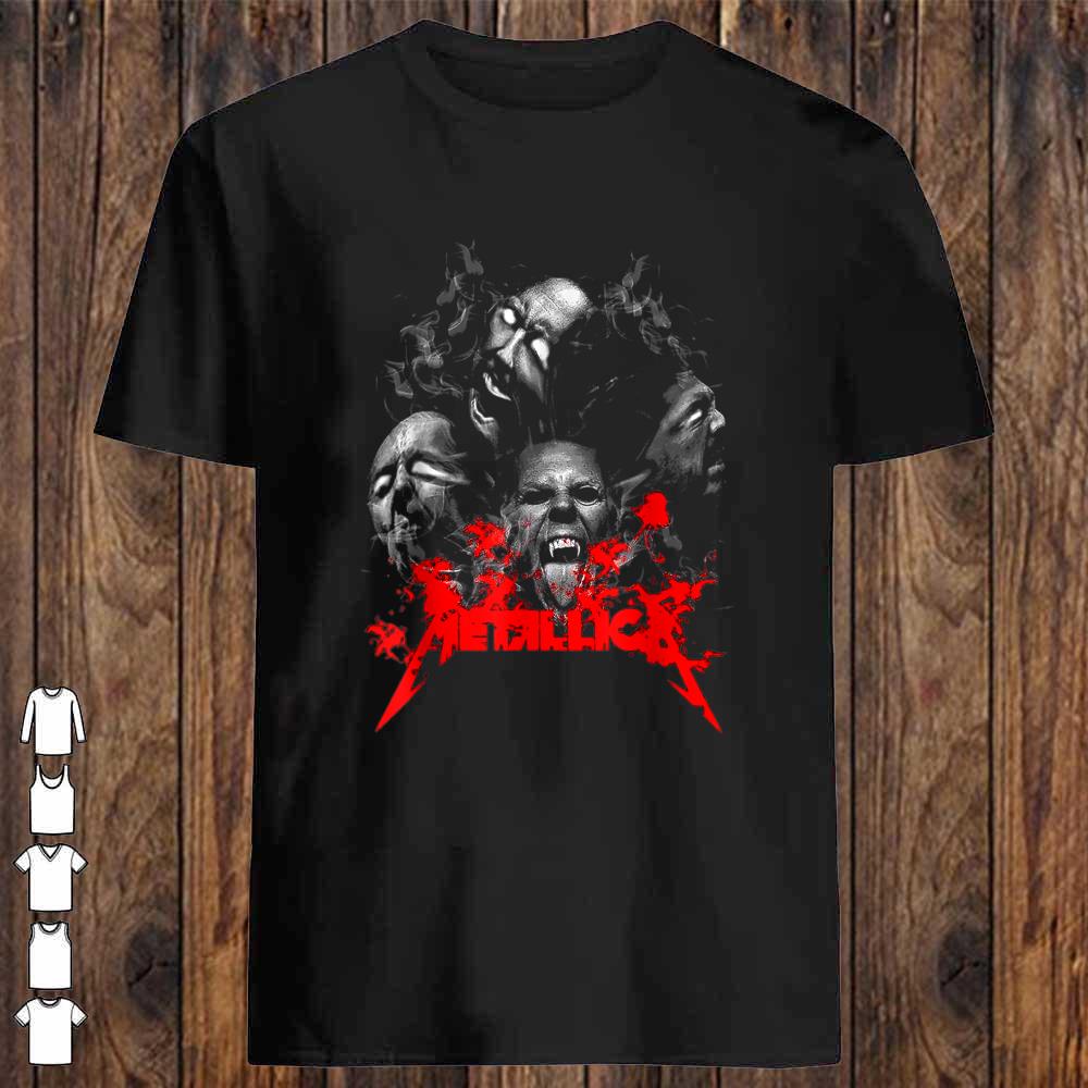 Ghost Metallicas. Art Rock Band Music Legend Limited Design Shirt