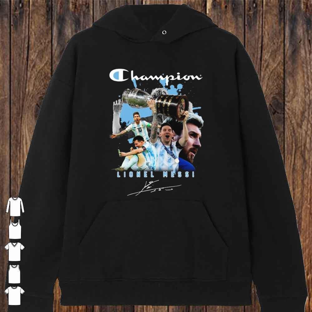 The Champion M10 Lionel Messi Copa America 2021 Signatures Shirt
