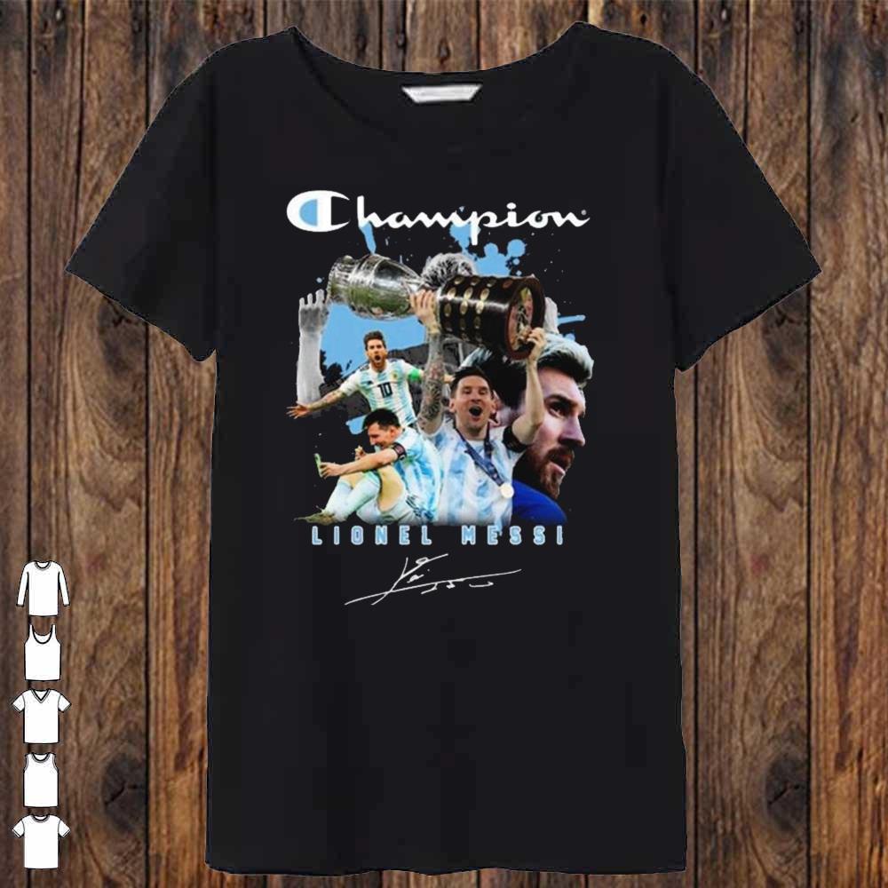 The Champion M10 Lionel Messi Copa America 2021 Signatures Shirt