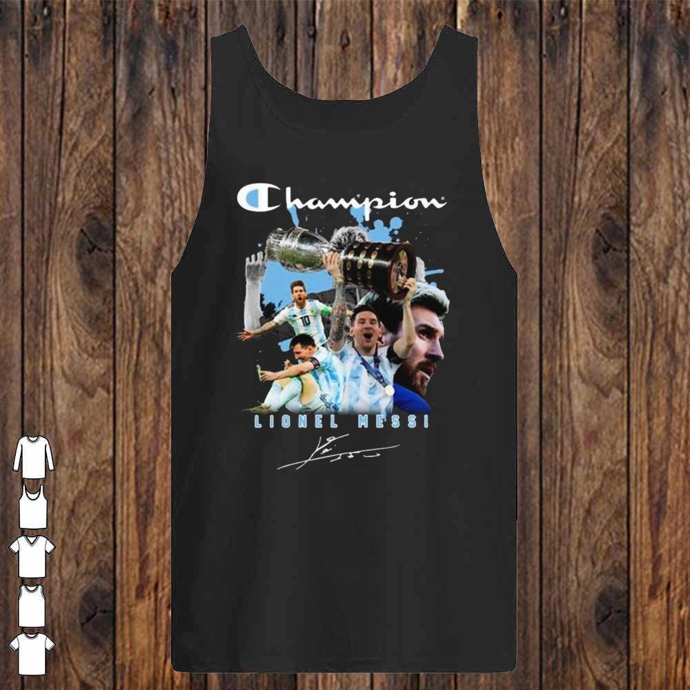 The Champion M10 Lionel Messi Copa America 2021 Signatures Shirt