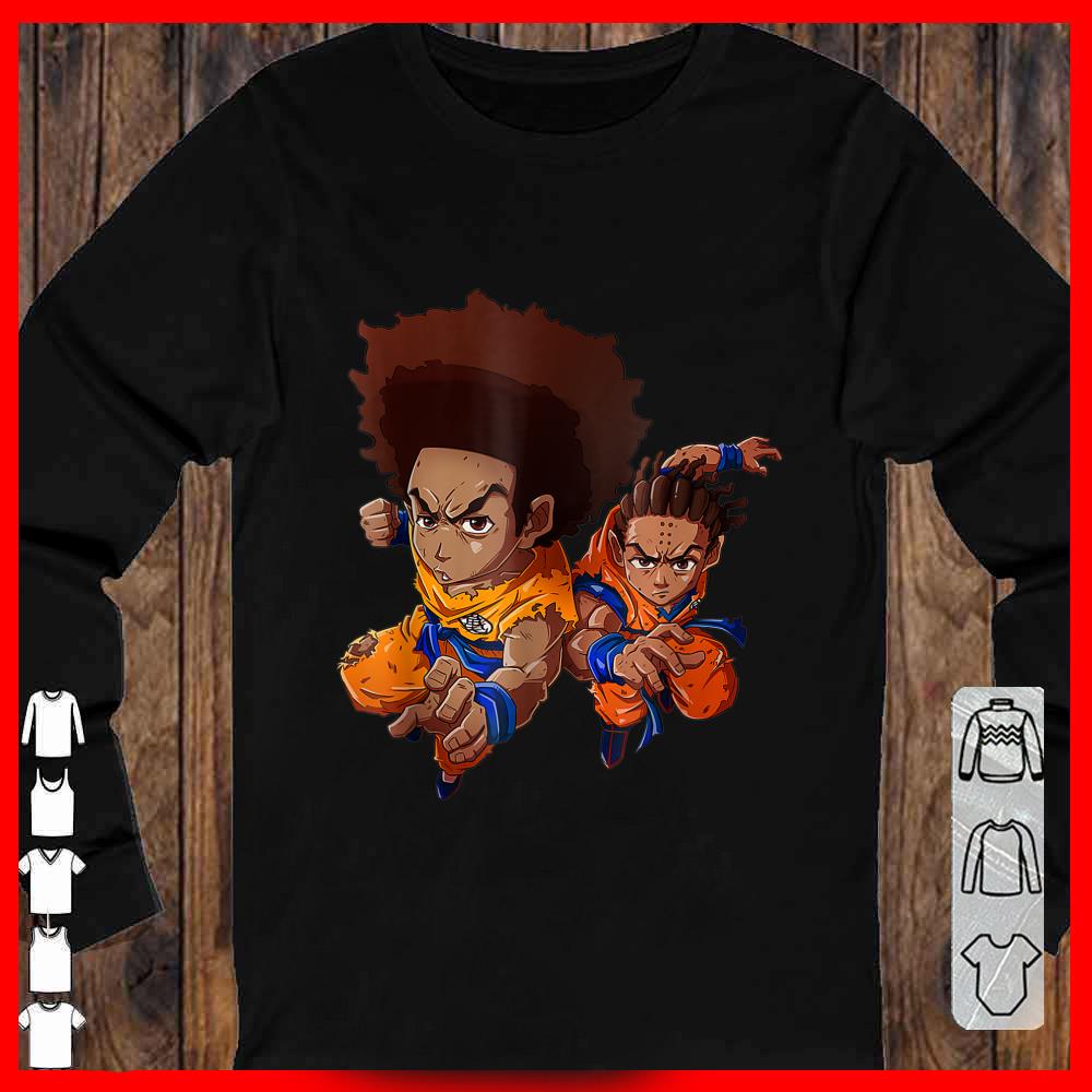 Boondock Riley Huey Black Cartoon Sitcom Dragon Style tank-top