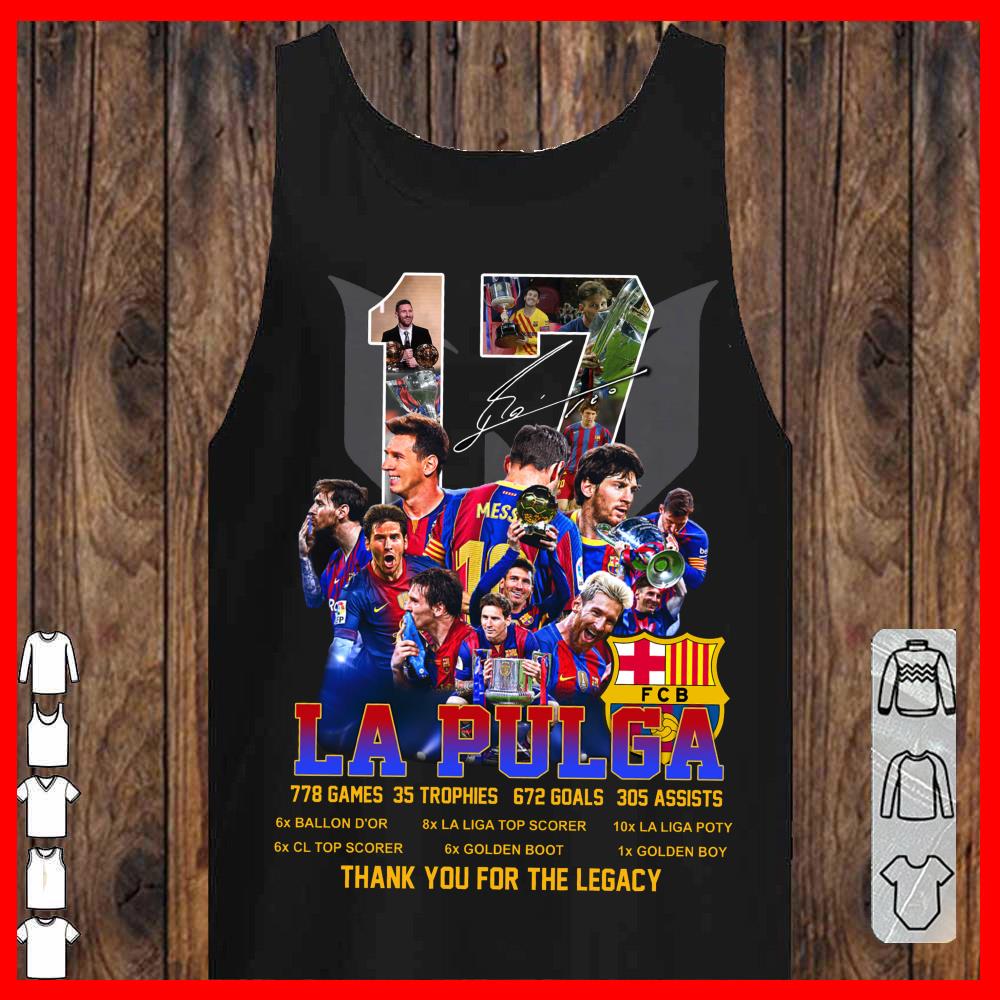 Lionel Messi 17 LA Pulga shirt, Messi LA pulga shirt, Messi thank you for the Legacy shirt
