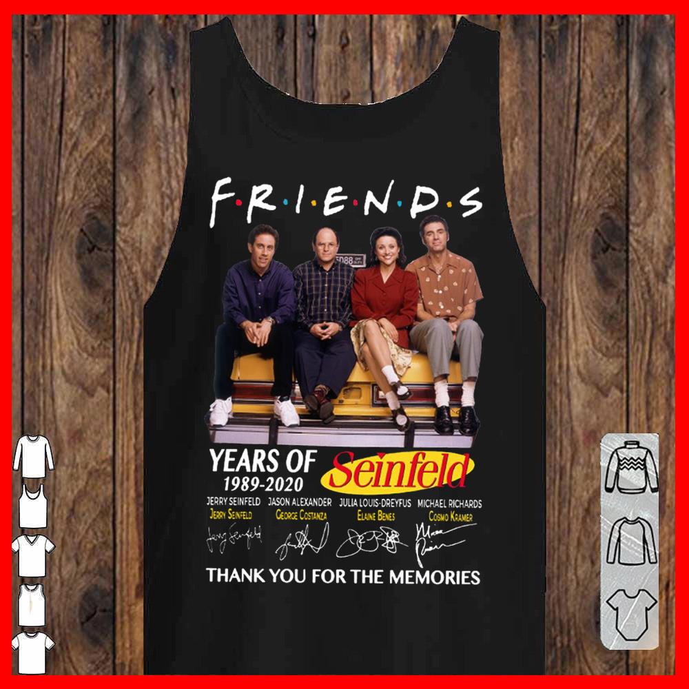 Friends Seinfeld Year Of 1989 2020 Thank You For The Memories Shirt