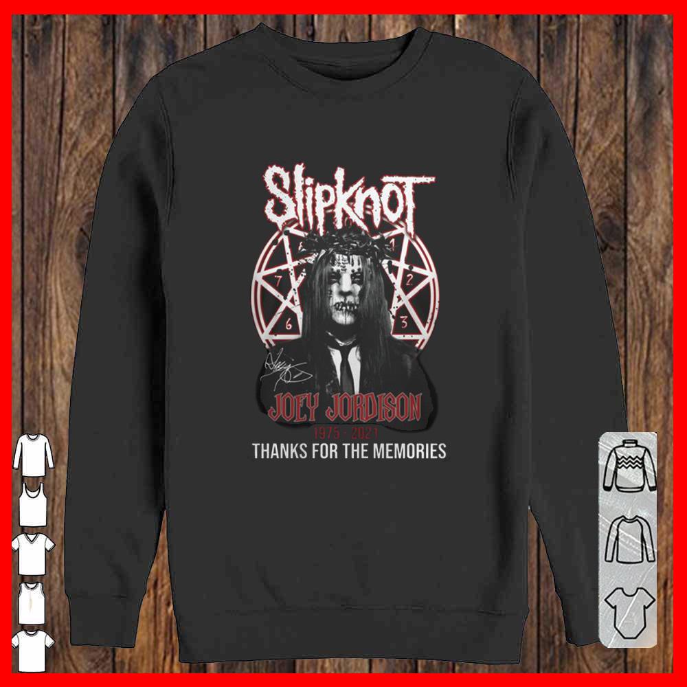 Slipknot Joey Jordison signature 1975 2021 thank you for the memories Shirt