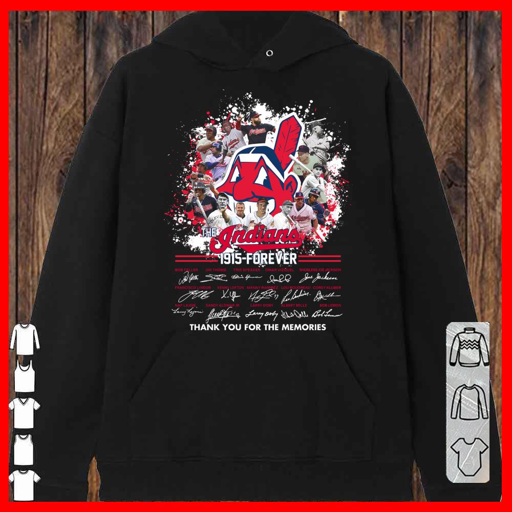 The Indians 1915 Forever Thank You For The Memories Shirt