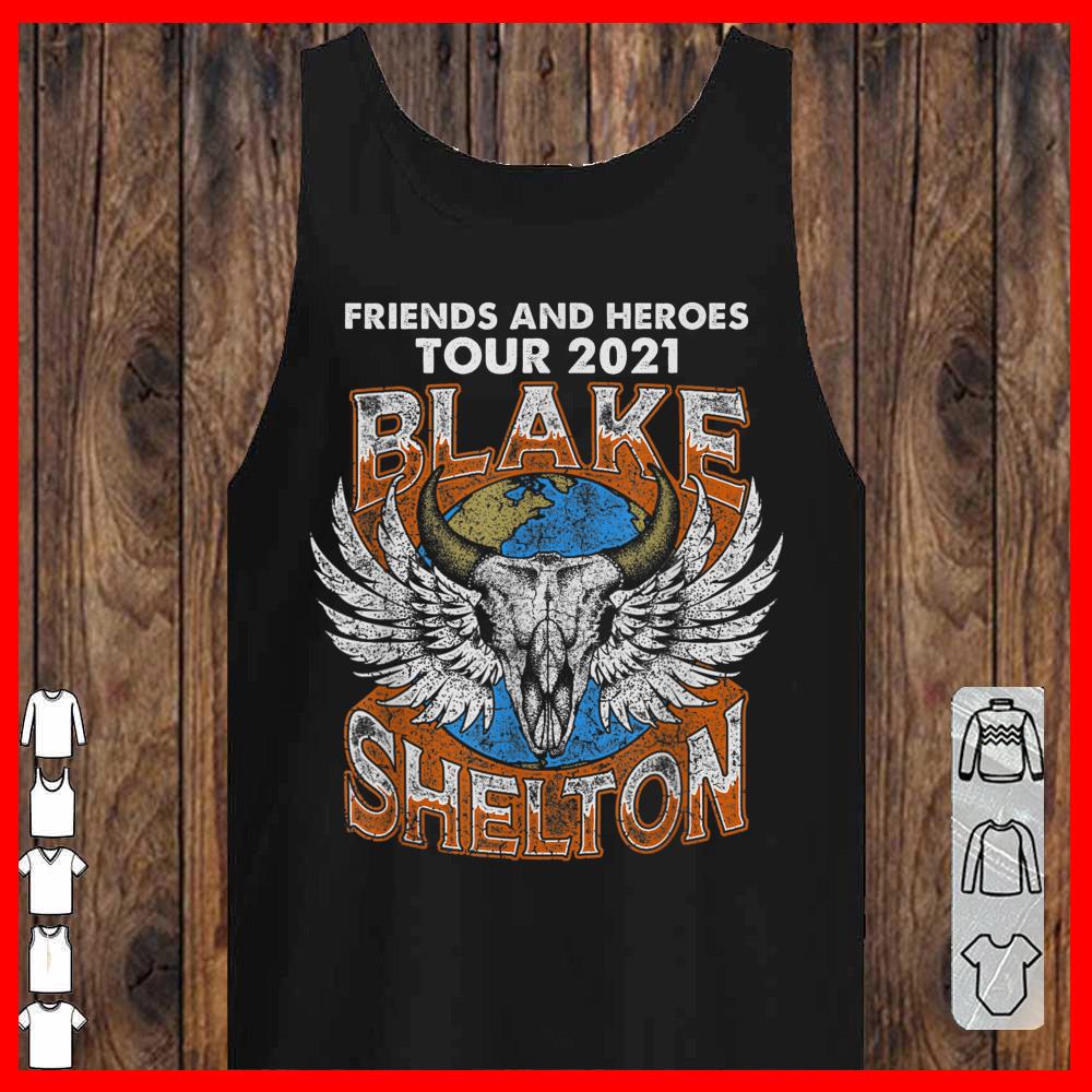 Blake Shelton Friends And Heroes Tour 2021 T-shirt