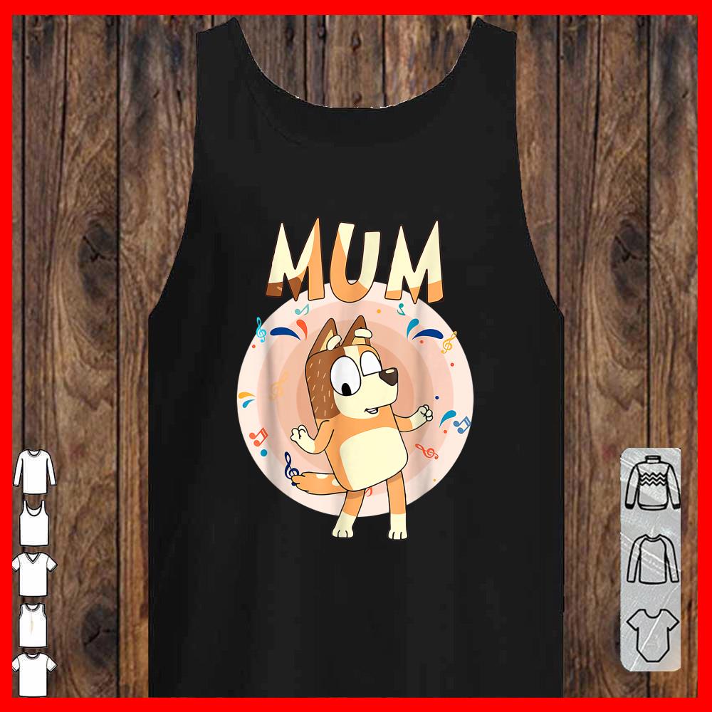 Blueys Dad Cartoon Mom T-shirt