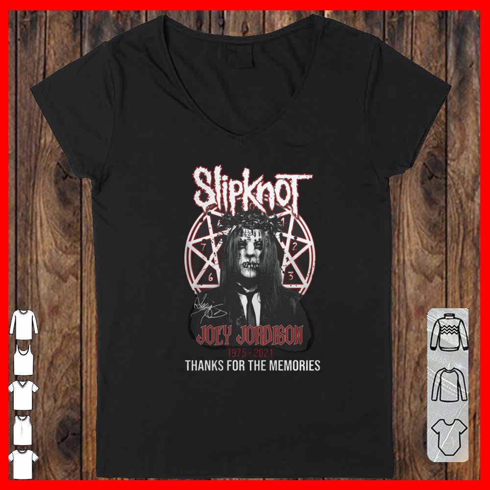 Slipknot Joey Jordison signature 1975 2021 thank you for the memories Shirt