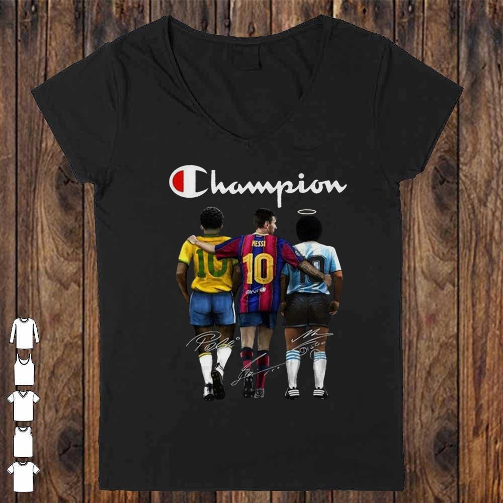 Champion Messi Pelle Diago Maradona Signature Legend Memories shirt