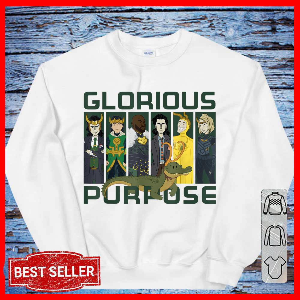 Marvel Loki Variants Alligator Loki Glorious Purpose sweatShirt