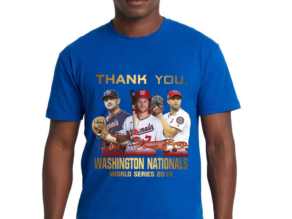 Thank You Washington Nationals world series 2013 Shirt, Max Scherzer, Daniel, Trea Turner