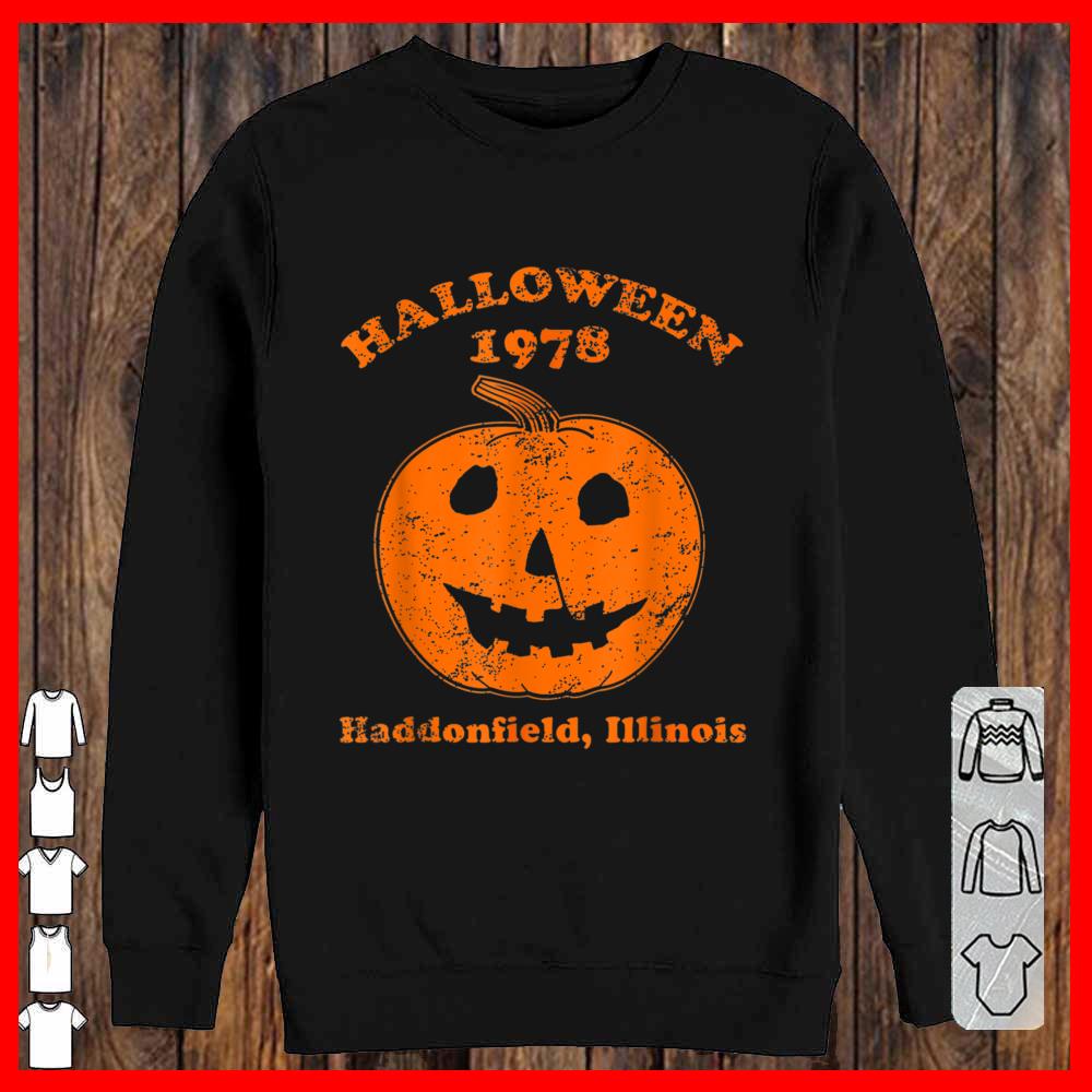 Halloween 1978 holiday spooky gift myers pumpkin haddonfield Longsleeve
