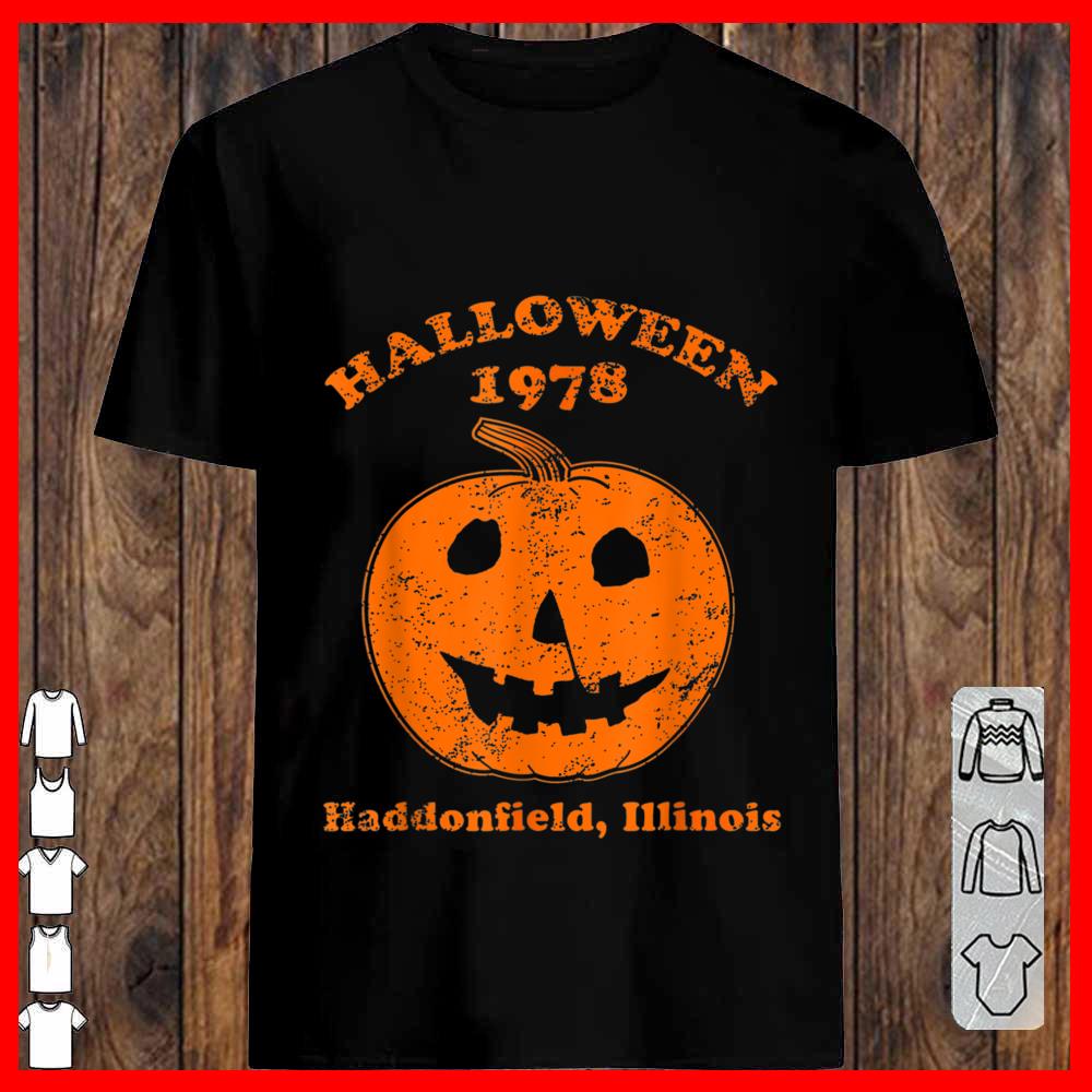 Halloween 1978 holiday spooky gift myers pumpkin haddonfield Longsleeve