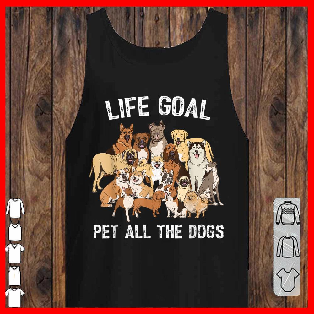 Life Goal Pet All The Dogs tank-top