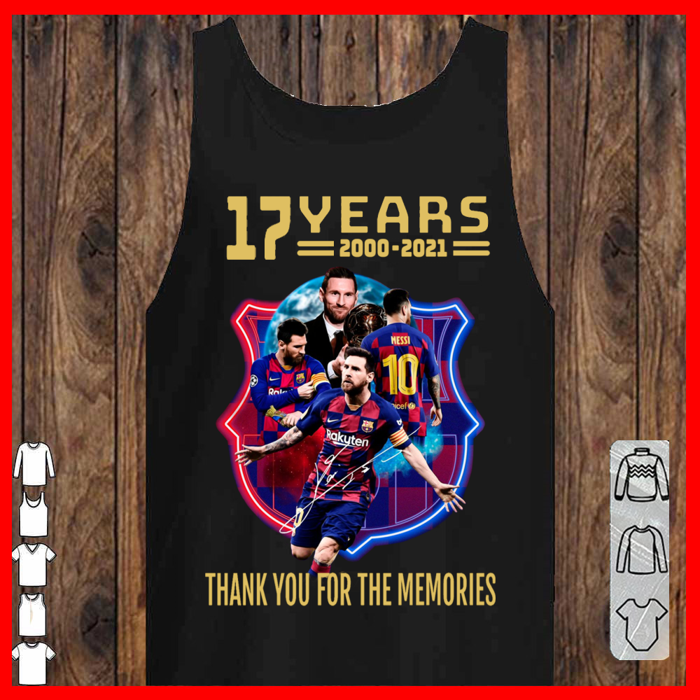 Lionel Messi 17 years of Barca shirt 2