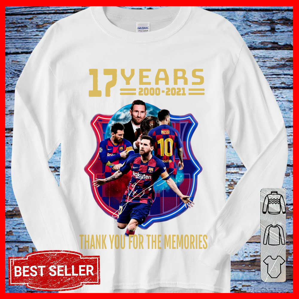 Lionel Messi 17 years of Barca shirt 2