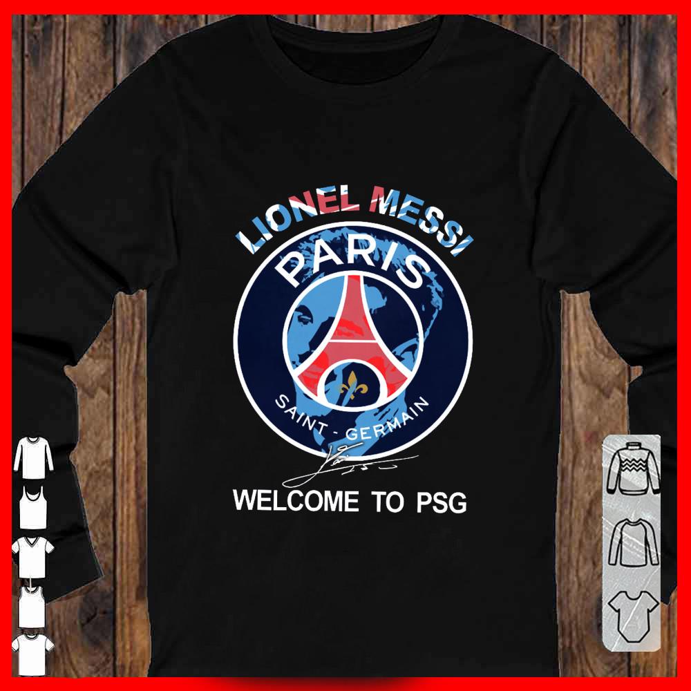 Lionel Messi Welcome to PSG T-shirt