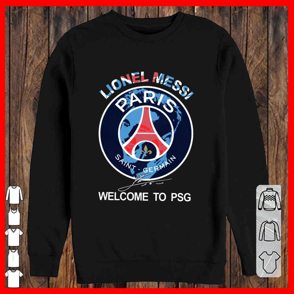 Lionel Messi Welcome to PSG T-shirt