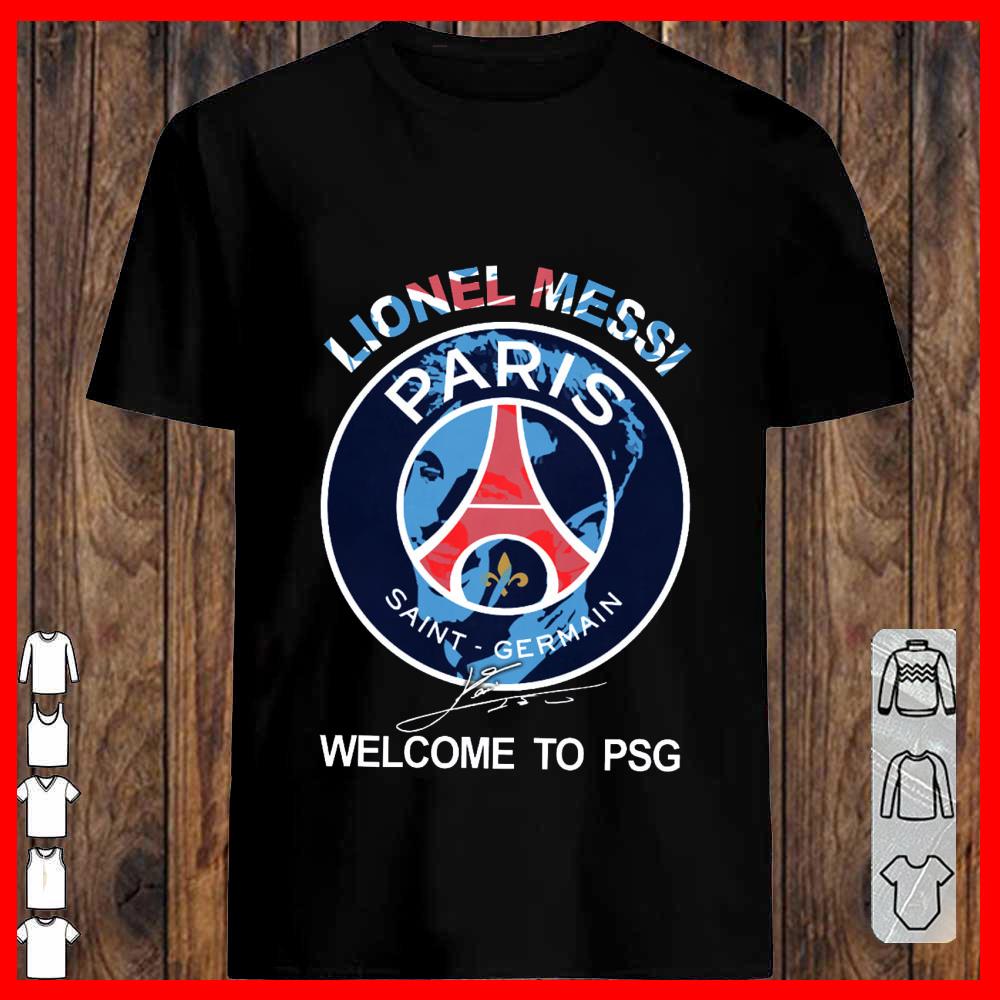 Lionel Messi Welcome to PSG T-shirt