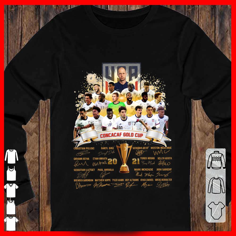 USA Concacaf Gold Cup Team Signature shirt, Concacaf Gold Cup 2021 Shirt
