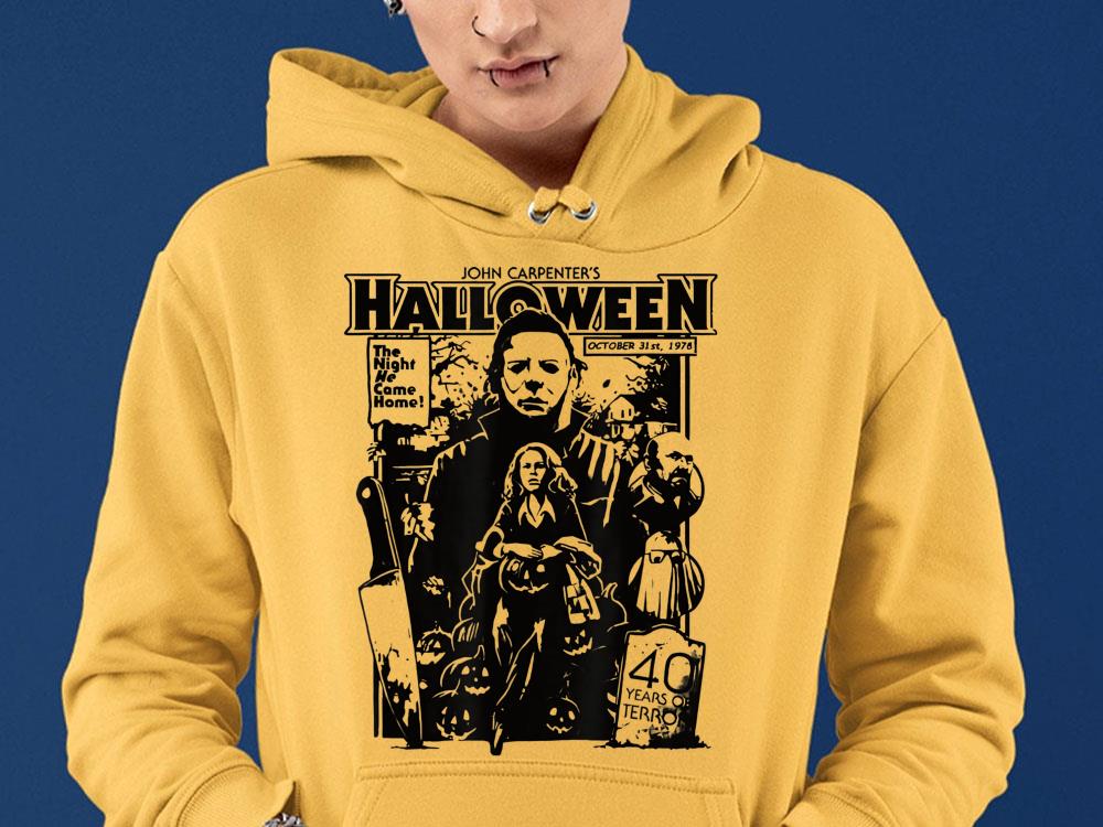 Michael Myers Halloween 1978 Horror Movie Shirt Hoodie-yellow