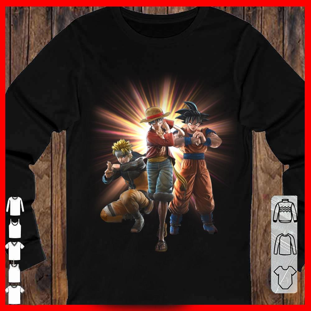 Naruto Son Goku and D.Luffy Shirt, Anime mashup Son goku naruto Luffy Shirt